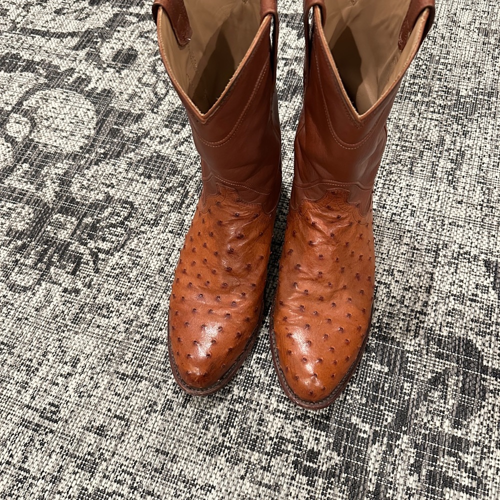 Tecovas 12 D Ostrich Boots